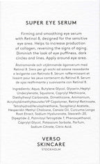 Verso Skin Care | Super Eye Serum | Rejuvenating Under Eye Serum for Youthful Skin | Eye Care Made Easy (0.67 fl oz)
