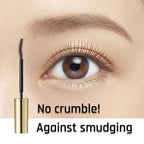 HEROINE MAKE by KISSME Long & Curl Up | Waterproof Mascara Brown, Lengthening & Volume Fiber Tubing Mascara Makeup, WP 02 Brown