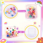 Kids Nail Polish Set - Non Toxic, Quick Dry Peel Off Girls Nail Polish 12 Colors with Glitter Stickers and PVC Organizer Bag