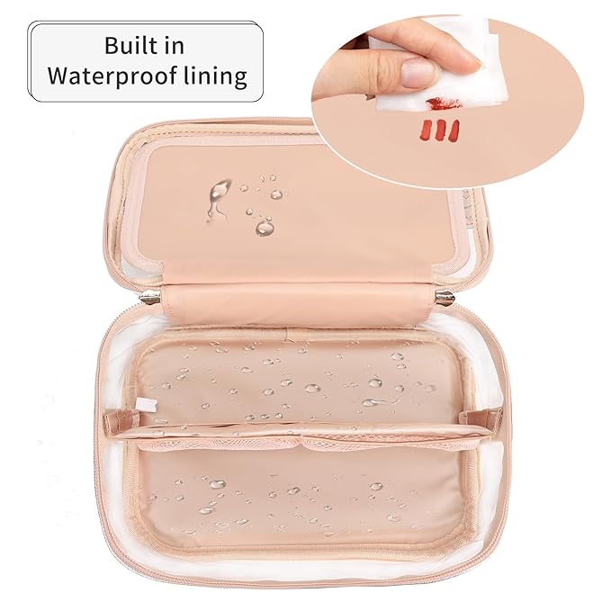 Ocheal clear makeup bags,portable cosmetic