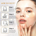 Under Eye Patches - Collagen Eye Masks for Eye Care - 60 Pcs Eye Gels for Dark Cirlce, Puffiness, Refresh, Revitalizing, Travel, Wrinkles