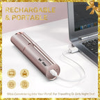 gurelax Facial Hair Remover for Women, Painless Hair Removal Device(with 2 x Replacement Heads) -Best Touch Face Shaver for Mother/Wife/Girlfriend, Electric Razors for Upper Lip, Chin