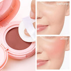 AFGHOZ Pink Cream Blush Powder, Matte Blush Shadow Mature Skin
