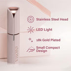 Facial Hair Removal for Women | Electric Razor Device Small Mustache Dermaplaning Remover Tools Tweezers Epilator Trimmer Face Dermaplane Shavers Beauty Gadgets Set Accessories by VISOFO (Agate)