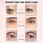 Eye Masks (36 Pairs) - Caffeine, Retinol, 24K Gold for Puffiness, Dark Circle, Wrinkles, Fine Lines - Firming Eye Gel Pads, Great for Holiday Gifts and Personal Use