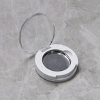 4 Pack Empty Eyeshadow Holder Case Round Magnetic Makeup Eyeshadow Lipstick Palette Container For Travel Sample DIY - White