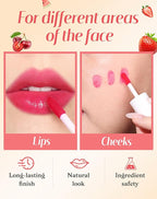 Lip Tint Stain Set, Lip Stain Long Lasting Lightweight Waterproof, Transfer-Proof, Non-sticky, Lip Makeup Matte Finish