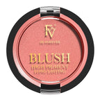 FV Long Lasting Powder Blush - Lightweight Smooth & Blendable Cheek Makeup, High Buildable Color, Transfer-Resistant Shimmer Finish (Rose Shimmer, 0.17 OZ)