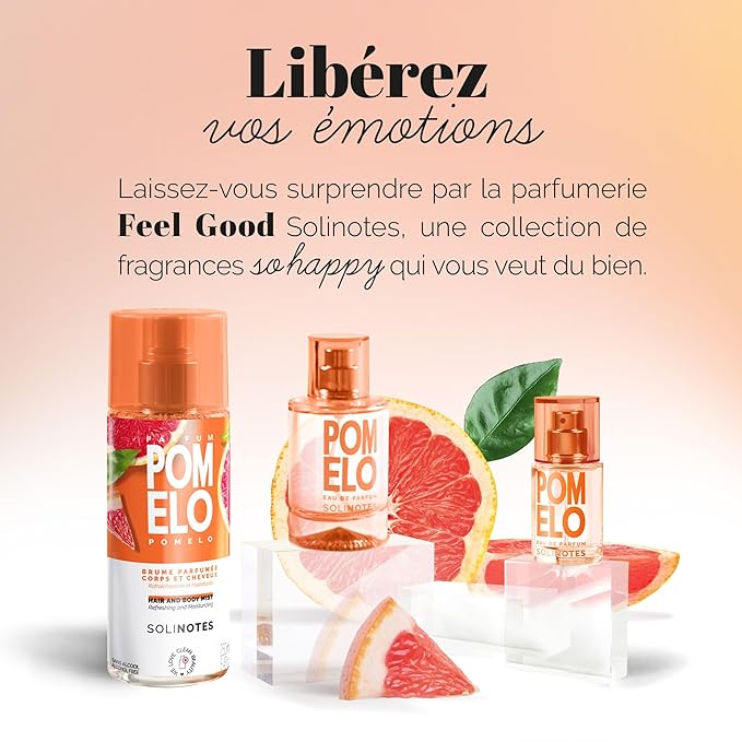 SOLINOTES Pomelo Perfume for Women - Eau De Parfum | Delicate Floral and Soothing Scent - Made in France - Vegan - 1.7 fl.oz