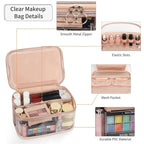 Ocheal clear makeup bags,portable cosmetic