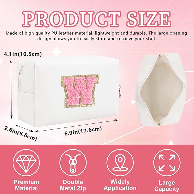 Personalized initial letter patch makeup