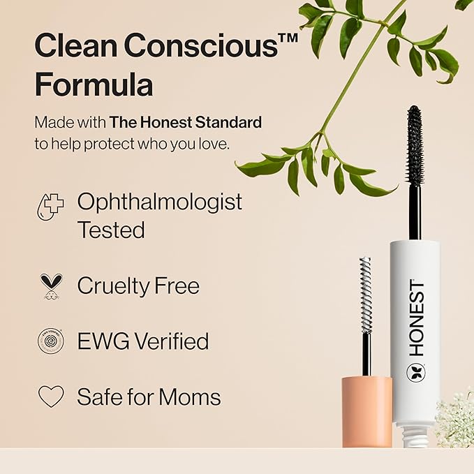 Honest Beauty 2-in-1 Extreme Length Mascara + Lash Primer 3-Pack | EWG Verified + Cruelty Free | 0.27 fl oz each (pack of 3)