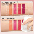 Lip Stain Marker,Nude Plum Lip Tint Stain Pen Liner,Hydrating