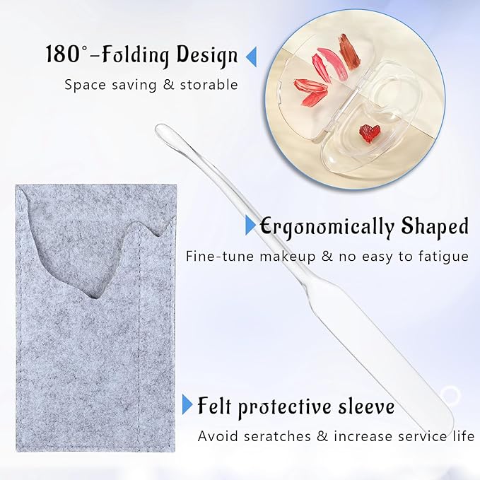 ASTER Clear Makeup Mixing Palette, Hand-Held Makeup Palette