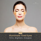 Gold under EYE Collagen Gel Mask, Nourishes, Firms & Hydrates, Puffy Eyes & Dark Circles, Hyaluronic Acid (30 Pairs - Jar)