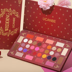 UCANBE Eyeshadow Makeup Palette, 36 Color Matte Shimmer Glitter Eye Shadow Highlighter Contour Blush Powder, High Pigmented Long Lasting Waterproof Pallet for Weddings, Celebrations & Daily Use