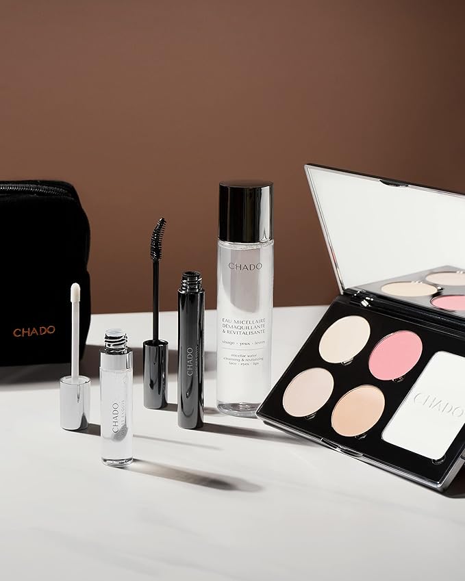 Monts & Merveilles Face Palette – Cream | Bronzer, Concealer, Contour, Blush, Setting Powder | Long Lasting | Face and Cheek Sculpting Palette | Refillable | Cruelty Free (Light to Medium Skin)