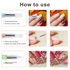 5 Pcs Nail Art Sculpture
