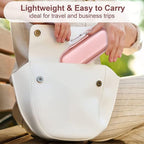 co2CREA Hard Case and Replacement Head Compatible with Finishing Touch Flawless Facial Hair Remover Electric Face Razor for Women (Rose Gold Case + Replacement Head)