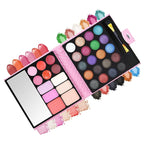 32 Colors Eyeshadow Palette Makeup Contouring Kit Combination with Lipgloss, Blusher and Concealer #2 - Perfect for Professional and Daily Use