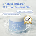 BANILA CO Clean it Zero Calming Cleansing Balm | Korean Makeup Remover for Sensitive Skin | Vegan | Cleansing Oil, Facial Cleanser Made with Centella Asiatica & Madecassoside (100ml / 3.38 fl. oz)