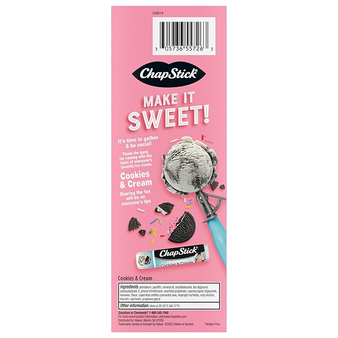 ChapStick Ice Cream Social, Party Favor Oz