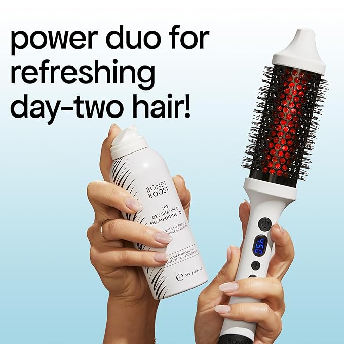 BONDIBOOST HG Dry Shampoo For Women & Men [3.95 oz] - Clinically Tested to Cleanse + Volumizes Hair, Refreshes + Protects & Strengthens Hair - Clean Formula with Rosemary - All Hair Types