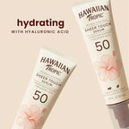 Hawaiian Tropic Sheer Touch Body Serum SPF 50, 3.3oz | Hyaluronic Acid Serum, Travel Size Sunscreen SPF 50, 3.3oz