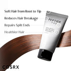 COSRX PEPTIDE 132 Hair Bond Repair Treatment - Deep Conditioner Hair Mask for Damaged, Dry Hair, Repairs Breakage & Split Ends with Collagen & Hyaluronic Acid, For All Hair Types – 4.05 fl oz
