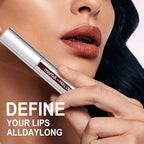 3PCS Peel Off Lip Liner Stain Set, Tattoo Lip Liner Peel Off Lip Stain with Tweezer, Long Lasting, Waterproof, Transfer-proof, Highly Pigmented Matte Finish Lip Tint Stain