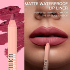 USHAS 16 Pcs Lip Liner Pencil - Matte Lip Liner Set Lip Makeup Soft Pencils for women, Natural Lip Liners Smooth Lipstick pencil (16 Colors (01-16), Pack of 1)