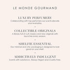 Le Monde Gourmand Pêche Délicieuse - Eau de Parfum – 1 fl oz (30 ml) - Peach, Vanilla, Caramel, Rose Perfume Notes