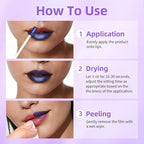 KIMUSE Lip Stain Masque: Peel Off Lip Stain Long Lasting Waterproof 12HR Transfer Proof & Hydrating Tint, Instant Lip Color With Natural Matte Effects, Vegan & Easy To Use