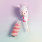 Lip Smacker Lippy Pals Swirls Llama, Flavored Moisturizing & Smoothing Soft Shine Lip Balm, Hydrating & Protecting Fun Tasty Glossy Finish, Cruelty-Free & Vegan - Straw-Ma-Llama Berry (Pack of 2)