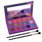 Dito 15 Color Jungle Eyeshadow Palette With 2Pcs Makeup Brush, Long Lasting Matte Makeup Palette With Mirror, Waterproof Shimmer Glitter Eyeshadow Pallet For Wife & Lover & Mother