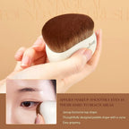 Jessup Makeup Brush, Foundation Brush Flat Top Kabuki Brush for Face Blush Liquid Powder Foundation Brush for Blending Buffing Stippling with Gift Box, Light Gray SF002