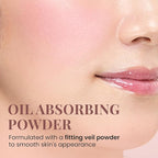 Paul & Joe Pressed Blush Palette Refill Only, Case Sold Separately, Oil-Absorbing Blush Powder, Bi-Color Face Blushes with Fitting Veil Powder, Pink and Rose, 07 Compote De Cerises, 0.17 oz