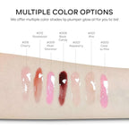 Hydrating Lip Glow Oil, Plumping Moisturizing Lip Oil Gloss, Smooth Lip Lines Plump Lip,Transparent Plumping Clear Glossy Tinted Balm Care 0.2Fl oz #Cherry