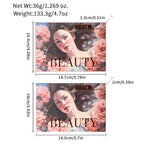 6 Color Rosé Blush Palette, Velvety Fine Texture,