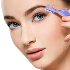 30 Pcs Dermaplane Razor Eyebrow Razor for Women Trimmer Shaver with Precision Cover Multipurpose Exfoliating Dermaplaning Tool Facial Hair Removal for Women Face Lip Grooming, 3 Colors