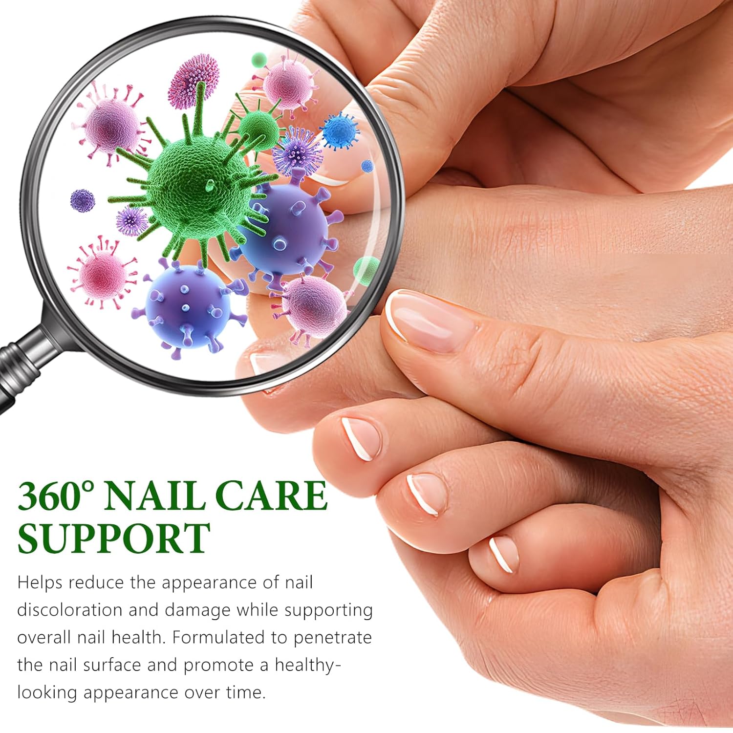 Nail Treatment, 7 Days Nail Treatment Extra Strength, Nail Liquid Maximum Strength - Ginger Nail Treatment Serum for Strengthen & Promote Nail Growth with Natural Plant Formula- 2PCS