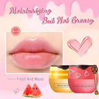 3 PCS Bee Lip Mask Honey Pot Lip Balm,Strawberry Watermelon Lip Mask Overnight Hydrating Dry and Crack Lip Scrubs Exfoliator Propolis Lip Sleeping Mask (Strawberry & Watermelon & Honey)