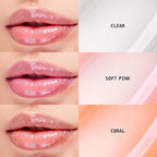 Ruby Kisses Lip Oil Booster, Hydrating Lip Gloss with Nourishing Natural Oil Blend, Jumbo Wand for Easy Application, Non-Sticky Formula (Chocolate)