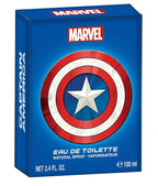 Marvel Captain America, Fragrance, for Men, 3.4oz, 100ml, Eau de Toilette, EDT, Cologne, Spray, Made in Spain, By Air Val International