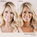 Self Tanning Drops - USA Made with Natural & Organic Ingredients, Medium Face Tanning Drops to Add to Lotion, Moisturizing Bronzing Tanner for Face & Body, Toxin Free Tanner for Fake Tan