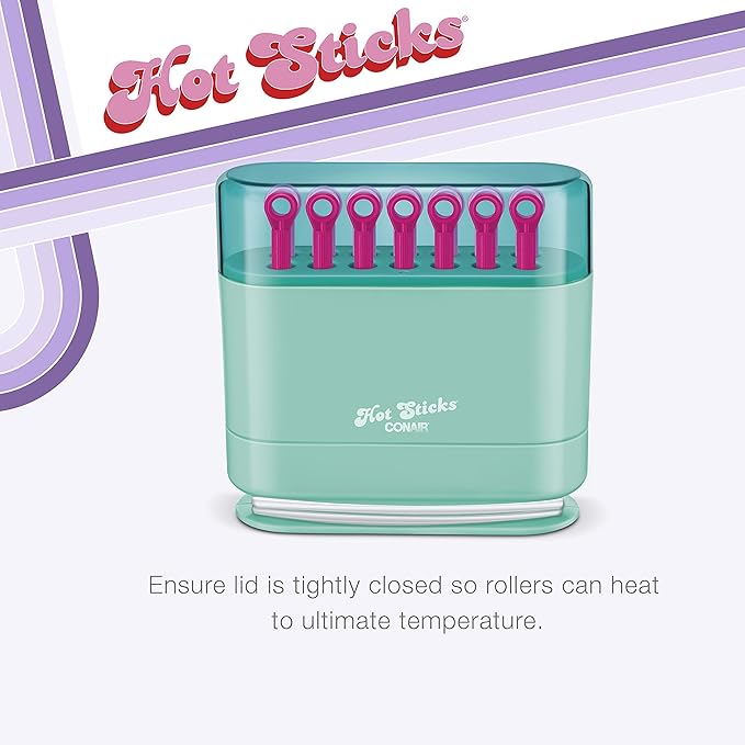 Conair Silicone Hot Rollers for Long, Medium, and All Hair - Hair Curler - No Hair Roller Clips Needed