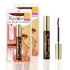 HEROINE MAKE by KISSME Mascara Duo Set | 2 Full-Size - Long & Curl Up | Waterproof Mascara Brown, Lengthening & Volume Fiber Tubing Mascara Makeup, WP 02 Brown