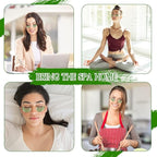 Under Eye Patches for Dark Circles and Puffiness, 60 Pcs Green Tea Collagen Eye Mask, Hydrating Eye Patches for Puffy Eyes Wrinkle Treatment, Eye Gel Pads Self Eye Skin Care Gifts for Women