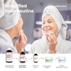 Rose Water Spray for Face & Hair - Organic USDA Certified Rosewater Facial Toner - Alcohol-Free Makeup Setting Hydrating Face Mist - Anti-Aging Toner Spray - 2 Pack