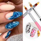 6pcs ombre nail brush and